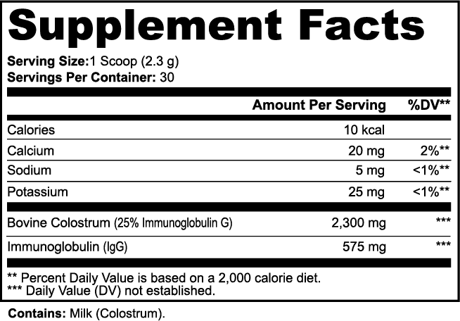 Sol Colostrum Powder