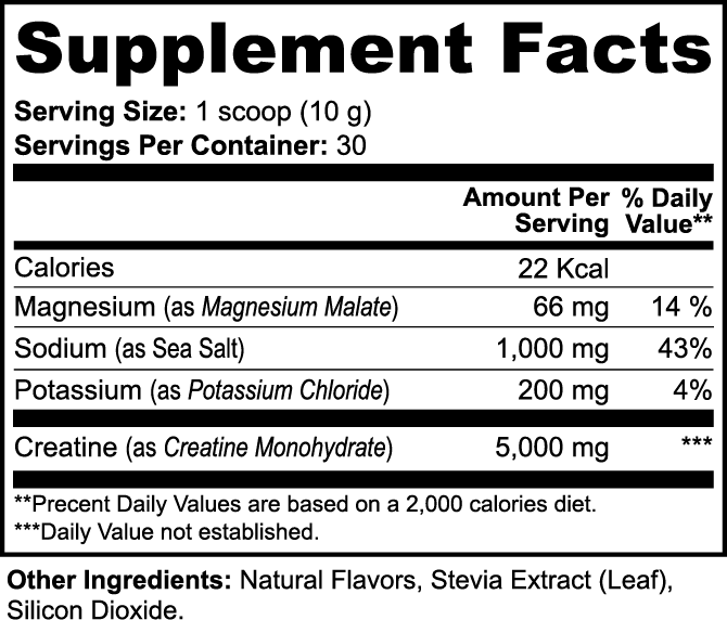 Sol Creatine + Electrolyte Powder