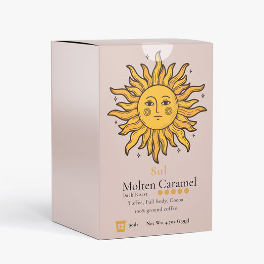 Molten Caramel Coffee Pods (Dark Roast)
