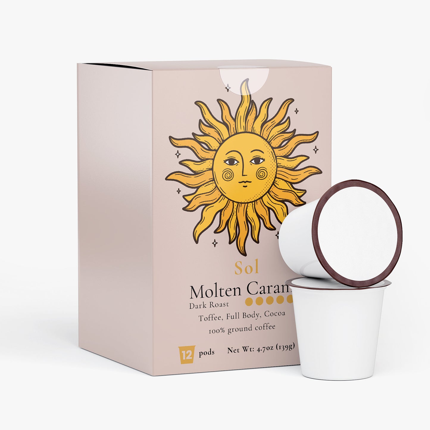 Molten Caramel Coffee Pods (Dark Roast)