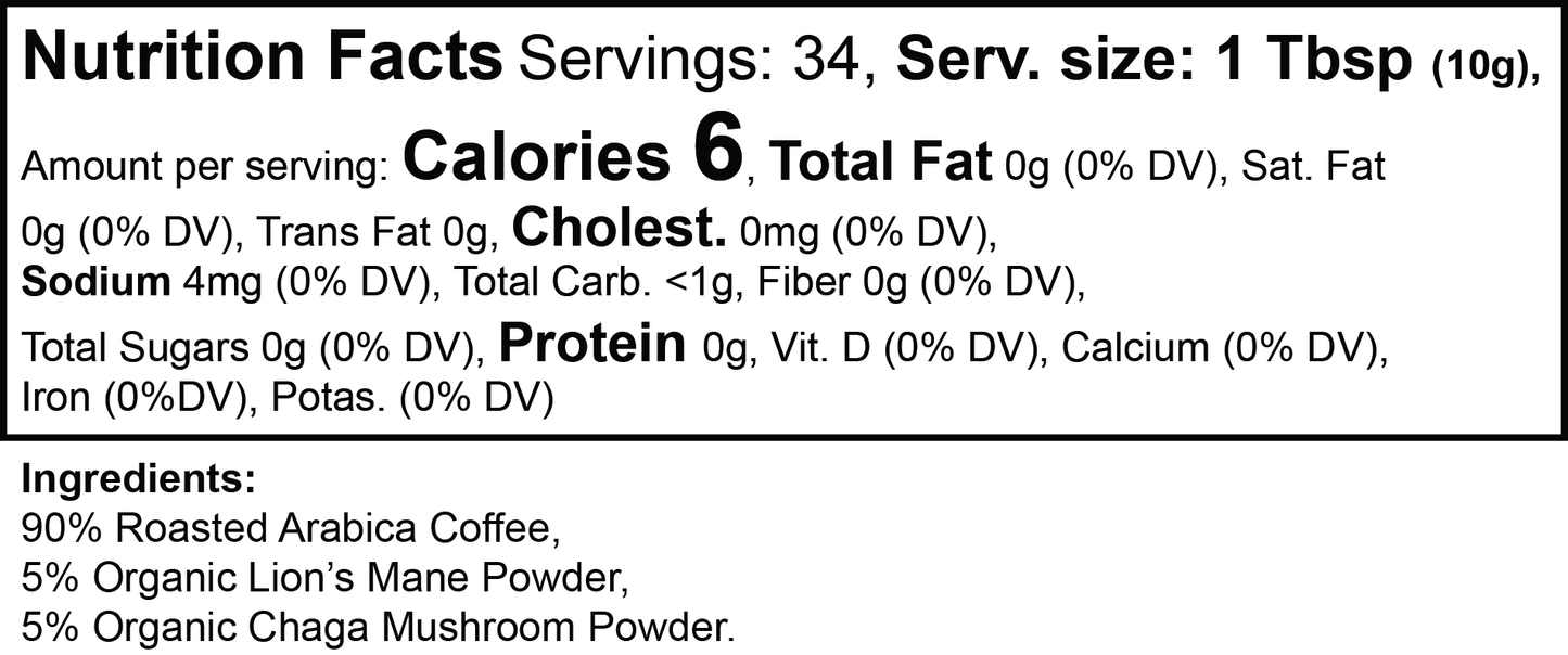 Sol Mushroom Coffee (Medium Roast)